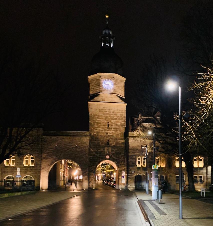 Ferienwohnungen An Der Salvatorkirche - Zentrales Apartmenthaus Mit Terrasse Coburg Dış mekan fotoğraf