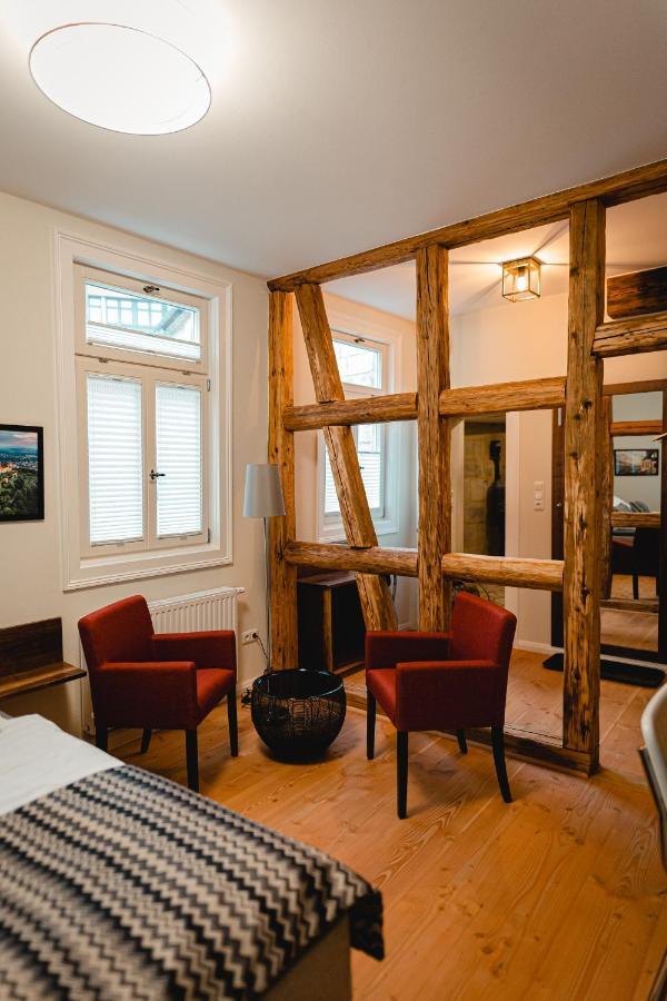 Ferienwohnungen An Der Salvatorkirche - Zentrales Apartmenthaus Mit Terrasse Coburg Dış mekan fotoğraf